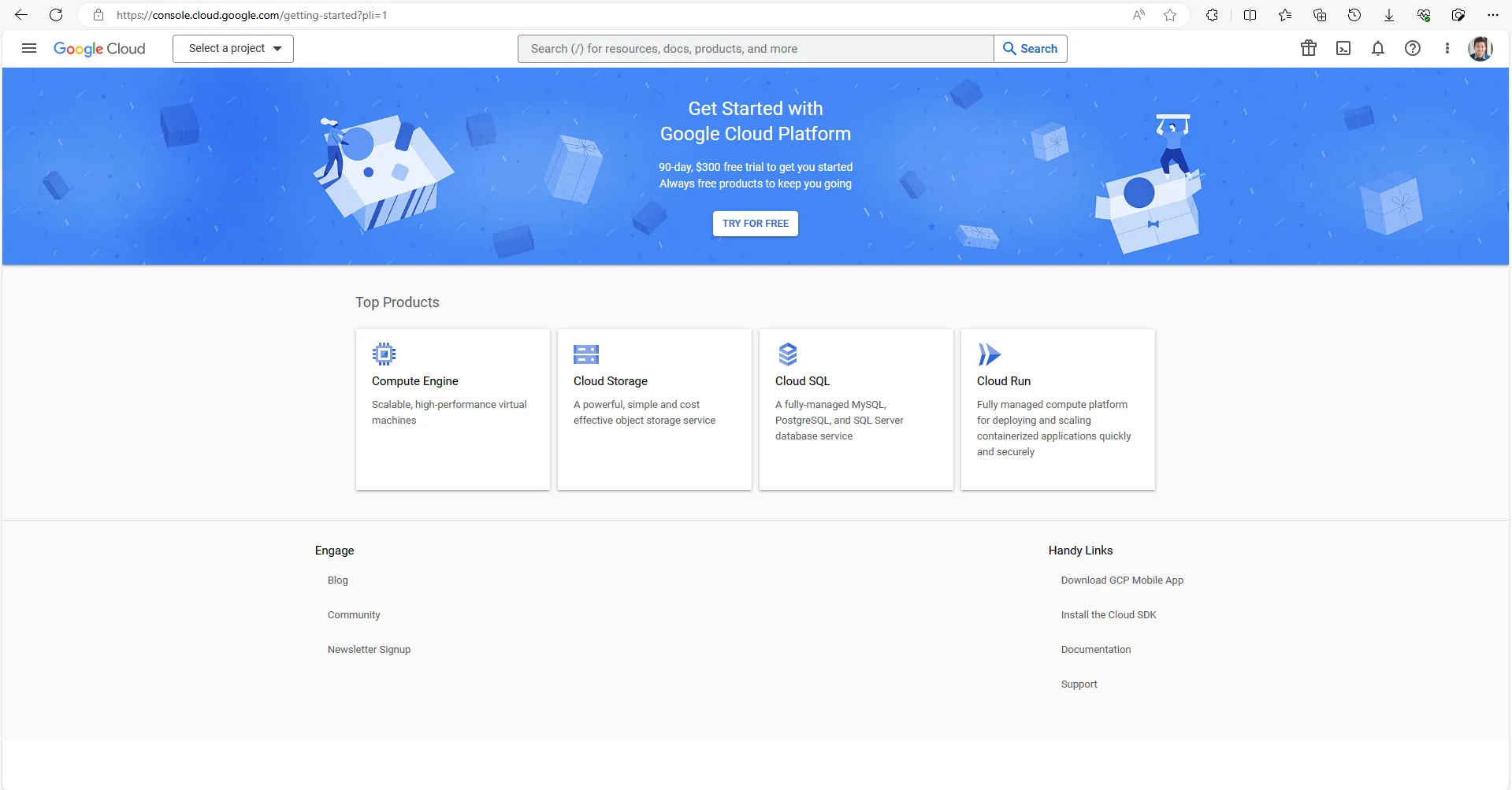 Google Cloud account