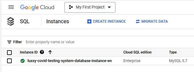 SQL Instance