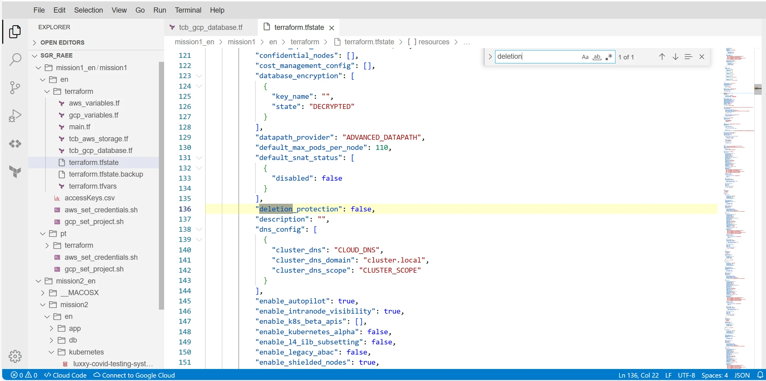 Updating tfstate in Cloud Editor