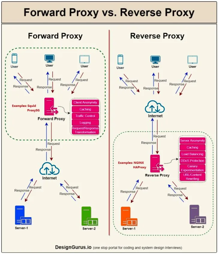 Forward Proxy vs. Reverse Proxy